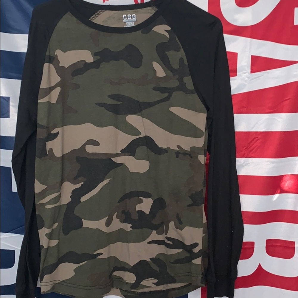 long sleeve camo long sleeve shirt